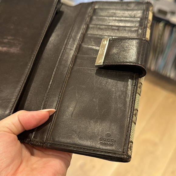 Gucci OPHIDIA LEATHER WALLET - Picture 4 of 8